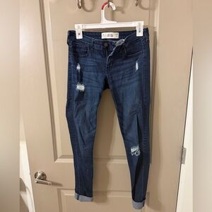 Hollister dark wash skinny jeans